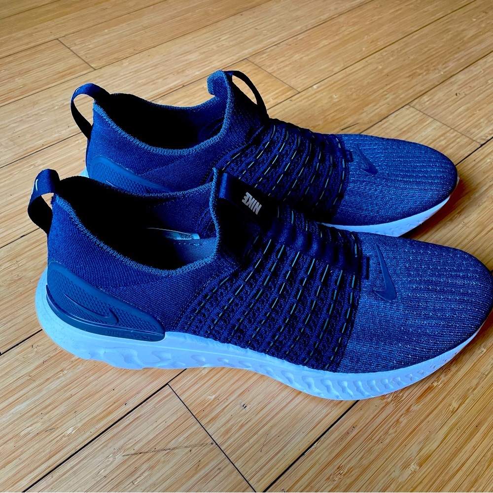 Brand new NIKE React Phantom Run Flyknit 2 running shoes. Men size 10.5.
